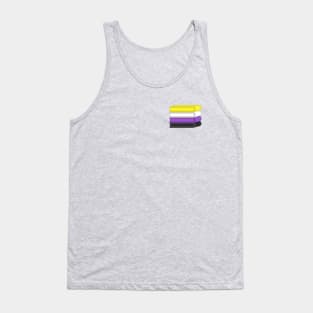 Nonbinary book flag Tank Top